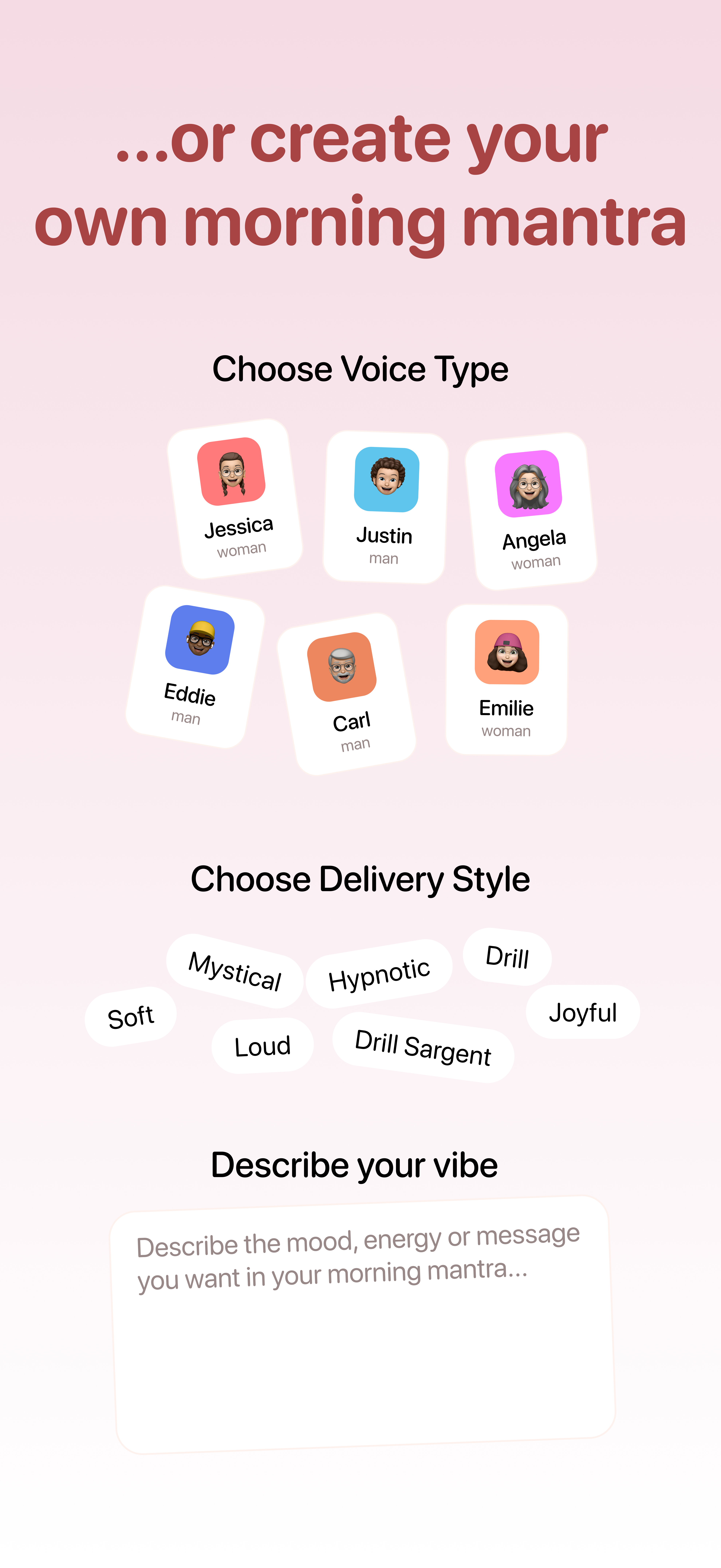 Morning Mantra app preview 4
